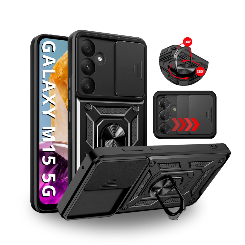 Capa Capinha Armor Militar Anti Impacto P/ Galaxy M15 5G - Protetora