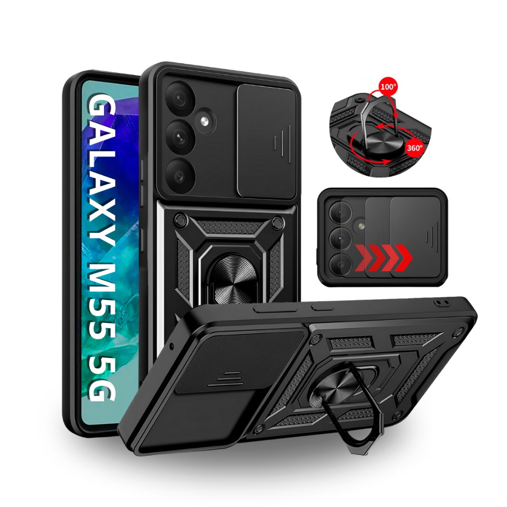 Capa Capinha Armor Militar Anti Impacto P/ Galaxy M55 5G - Protetora