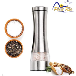 Moedor De Pimenta Sal Especiarias De Vidro - Inox Cerâmica UNY GIFT