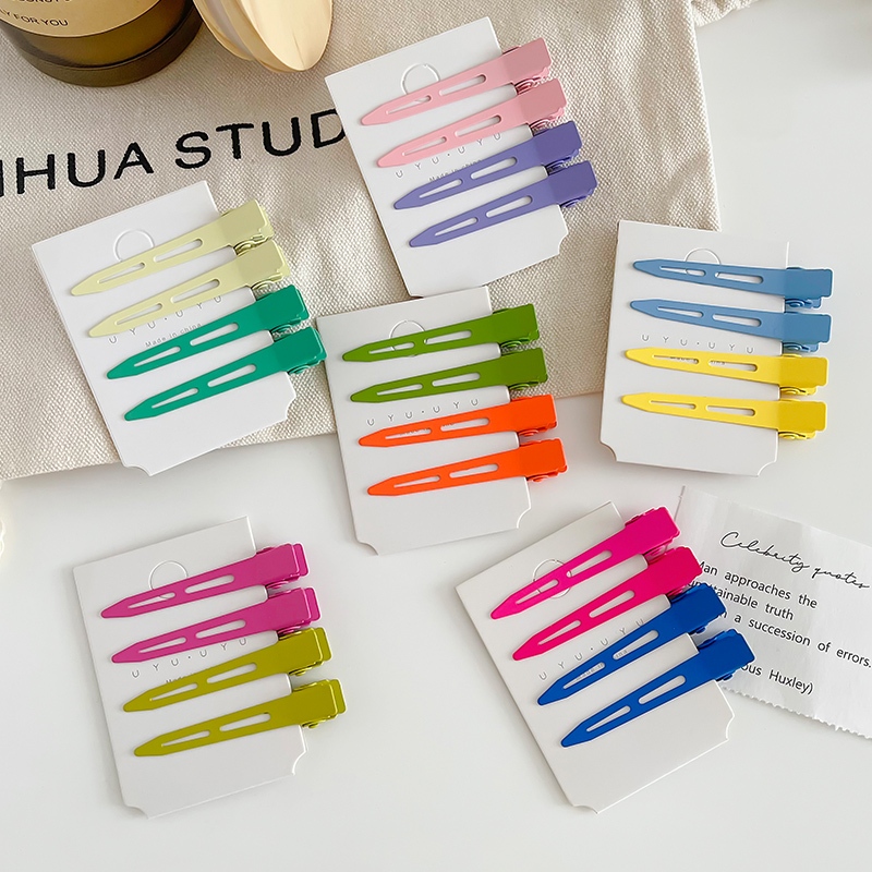 12 Presilhas Jacaré Bico De Pato Para Cabelo Prendedor