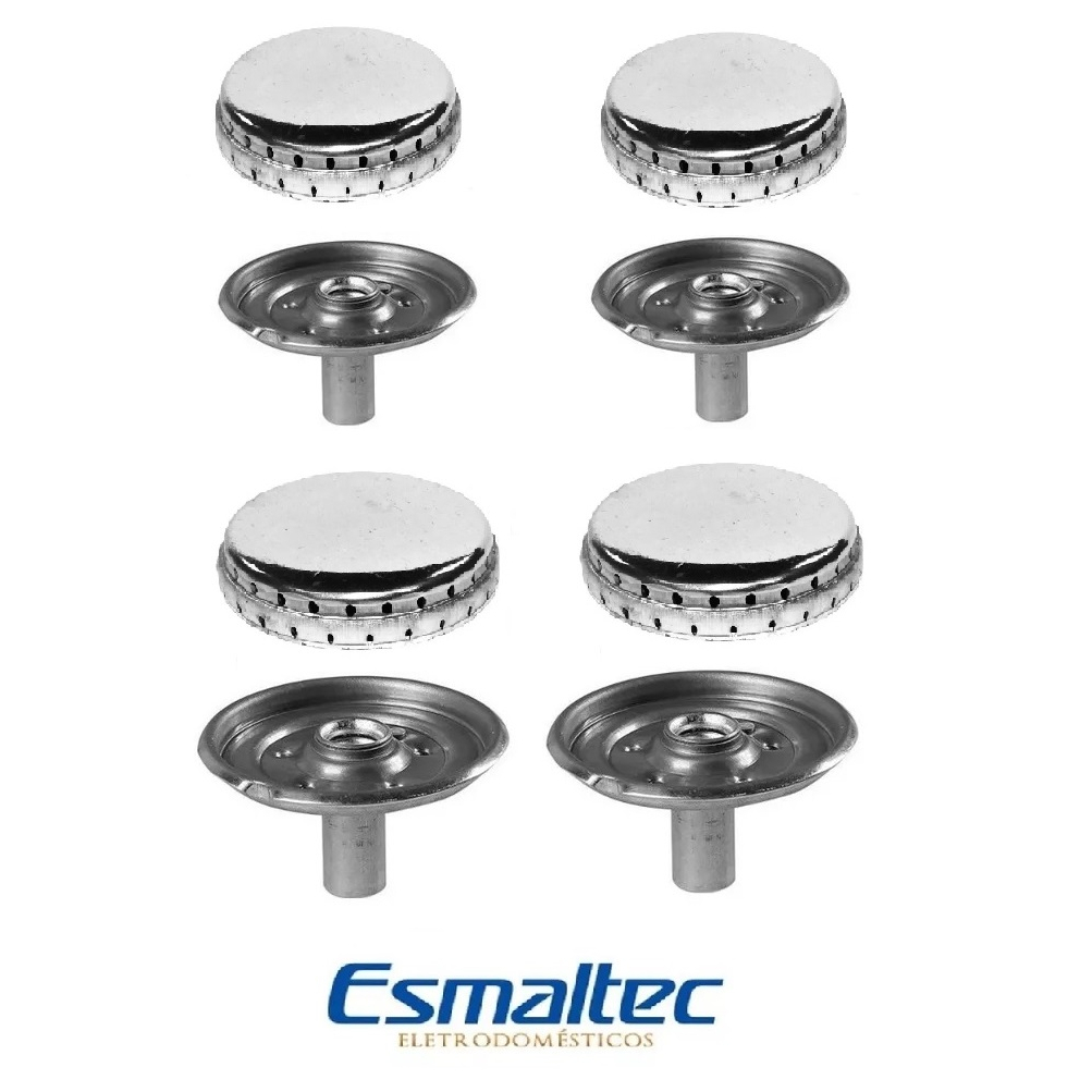 Kit Espalhador e Queimador Esmaltec Veneza  4 bocas