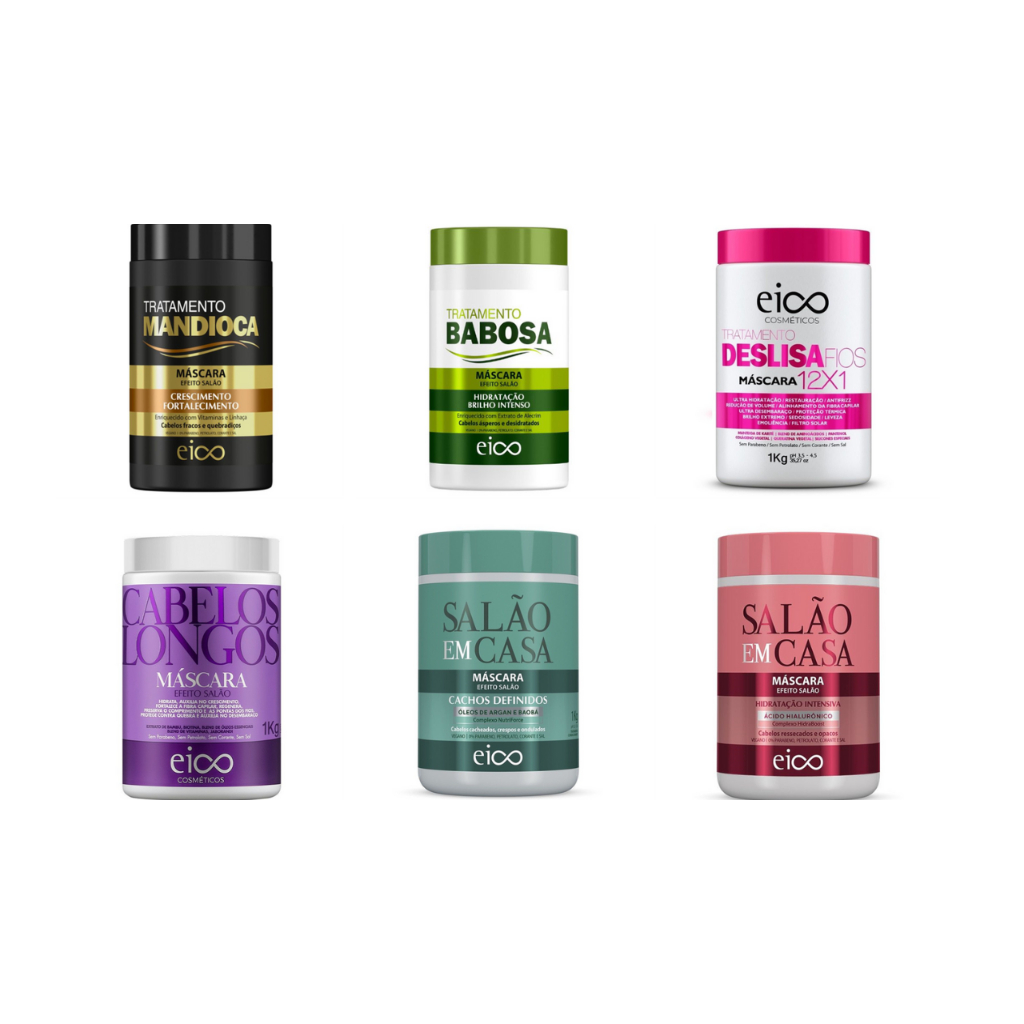Máscara para Cabelo Eico 1kg - Escolha