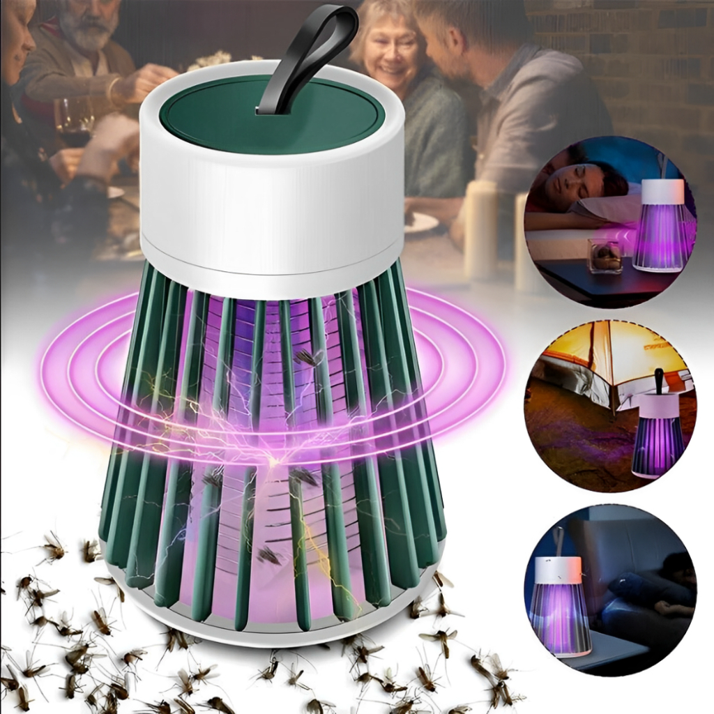 Garantia 1 Ano Luminária Lampada Led Elétrica Mata-Mosquitos Luz UV Dengue 1 ano garantia