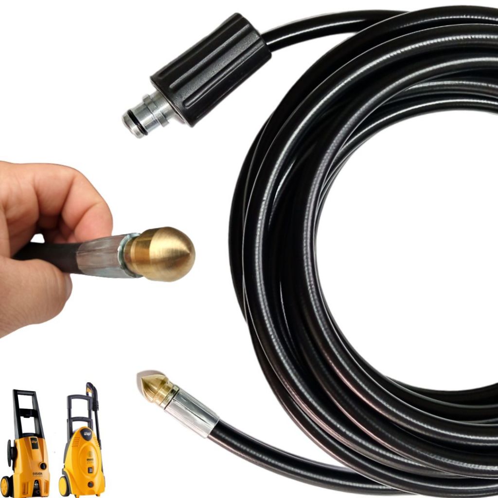 Mangueira Desentupidora de Tubulação 10 Metros Para Lavadoras Wap Ousada Plus 2200 em Oferta na Shopee