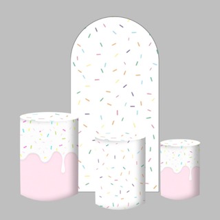 painel romano casadinho com capas de cilindros doceria candy em Oferta na Shopee