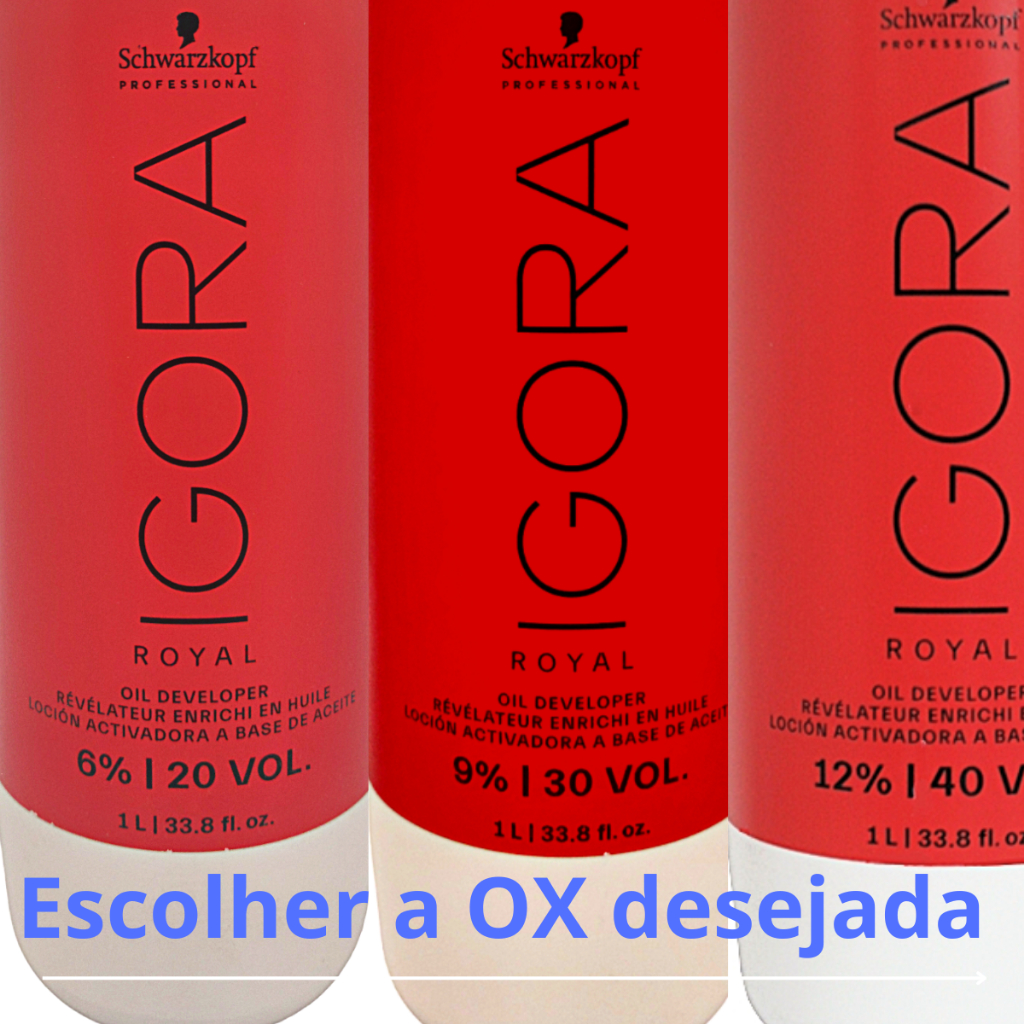 Igora Royal Emulsão Peróxido Agua Oxigenada volumes Ox Loção Ativadora Schwarzkopf  1l