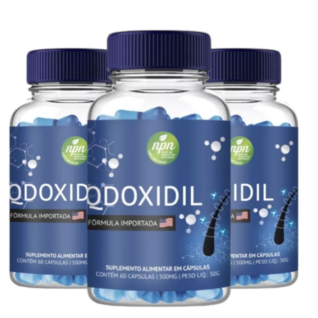 3x- Qdoxidil multivitaminico capilar em Oferta na Shopee