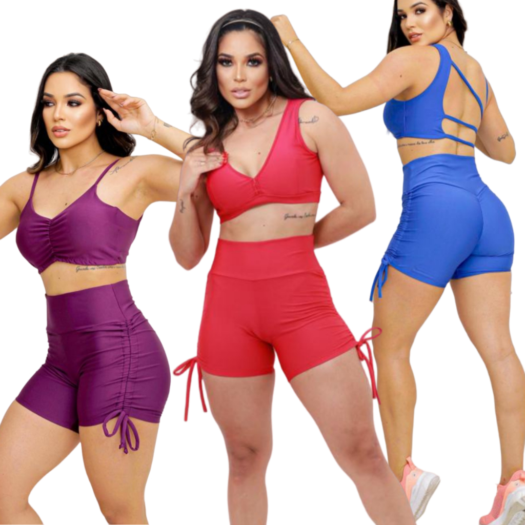 Short Levanta Bumbum Com Regulagem Lateral Bermuda Fitness Empina Bumbum Fitness Academia Levanta