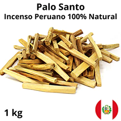 1Kg Palo Santo Natural Peruano - Defumacao Limpeza Energética