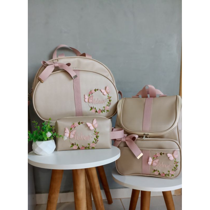 Kit Bolsas Maternidade borboletas