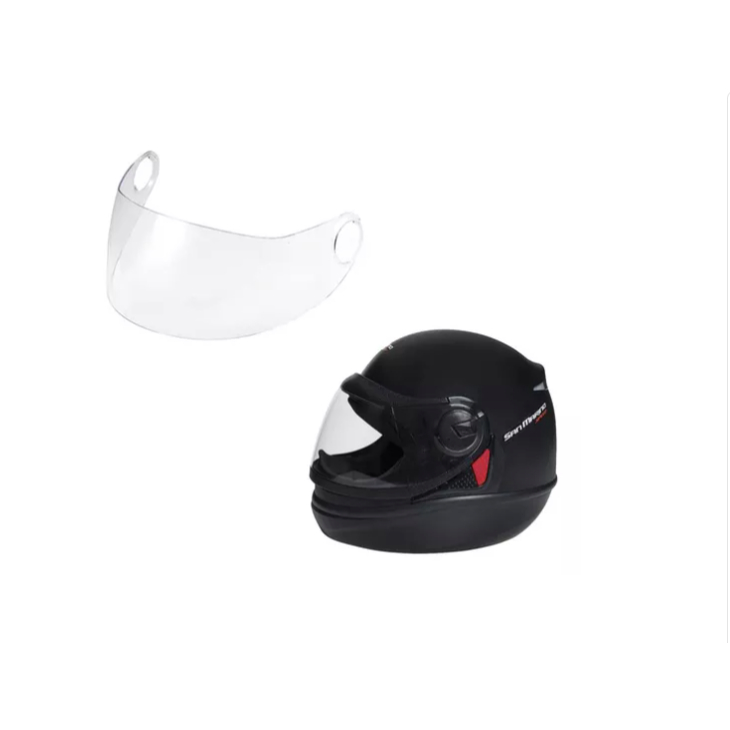 Viseira Cristal Capacete San Marino Speed 2mm Moto Taurus