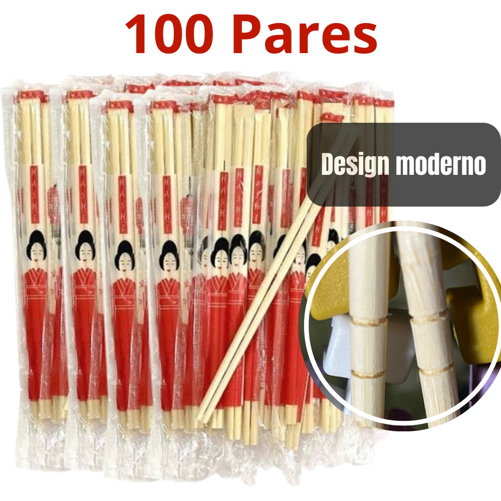 Hashi Redondo Sushi Pauzinho Cozinha Oriental 100, 200 Pares em Oferta na Shopee