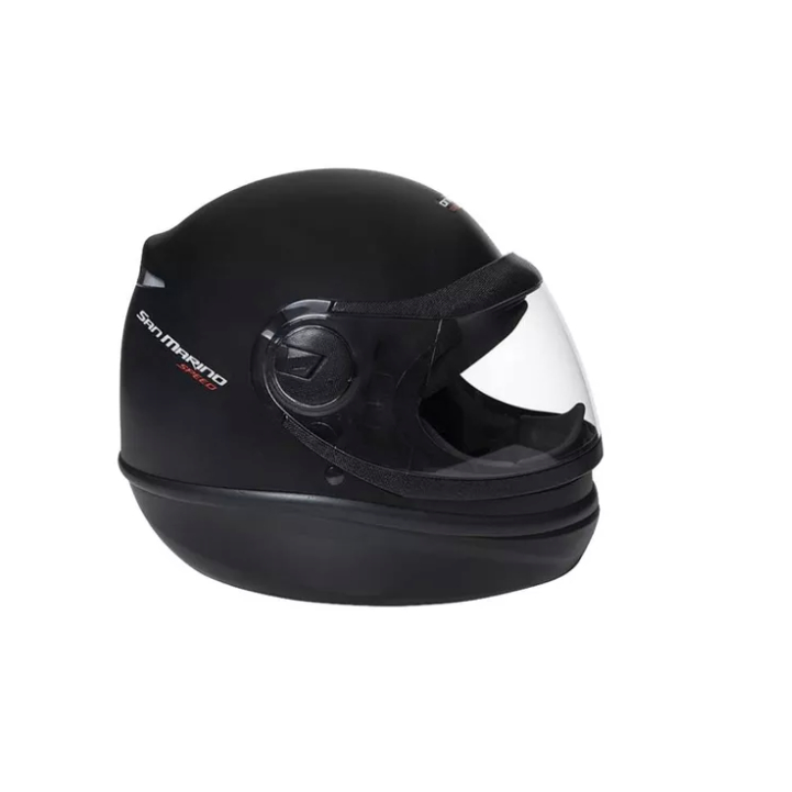 Capacete San Marino Speed Classic Moto Fechado Taurus Cor Preto Fosco