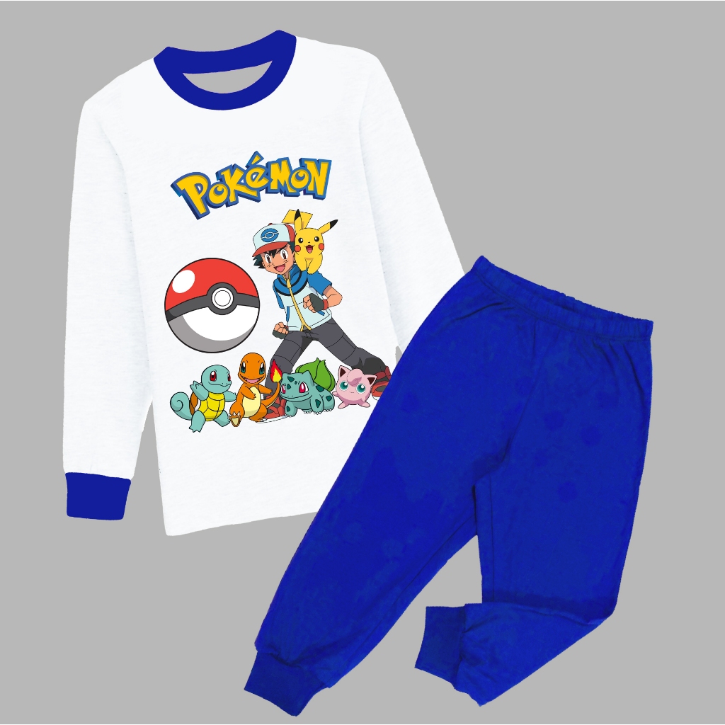 Pijama infantiL Pokemon, pijama personalizado, pijama manga longa infantil personagens pokemon