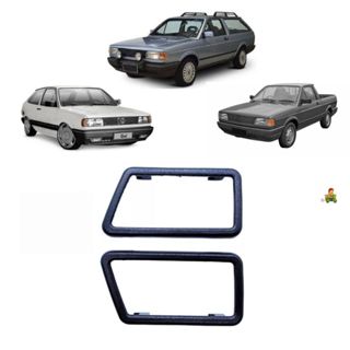 Par Moldura Maçaneta Interna Gol Parati Saveiro Quadrado em Oferta na Shopee