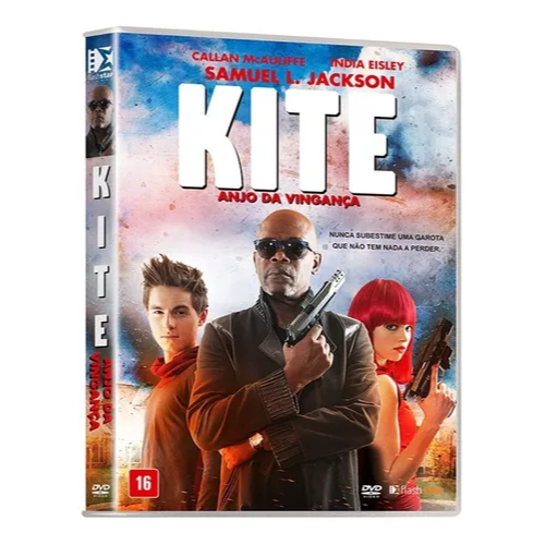 Dvd Kite Anjo da Vingança (2014) - Samuel L. Jackson - Original Lacrado