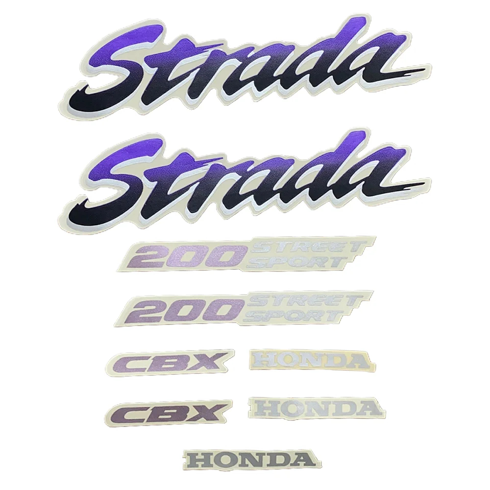 Faixa cbx strada 1994 vermelha/preto tratormotos