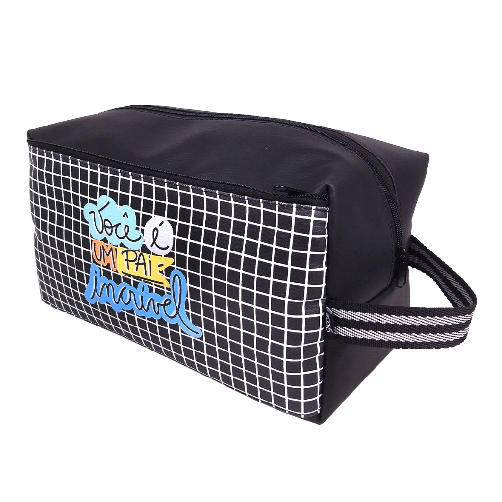 Bolsa Porta Chuteira com bolso Dia dos Pais Pai Incrível