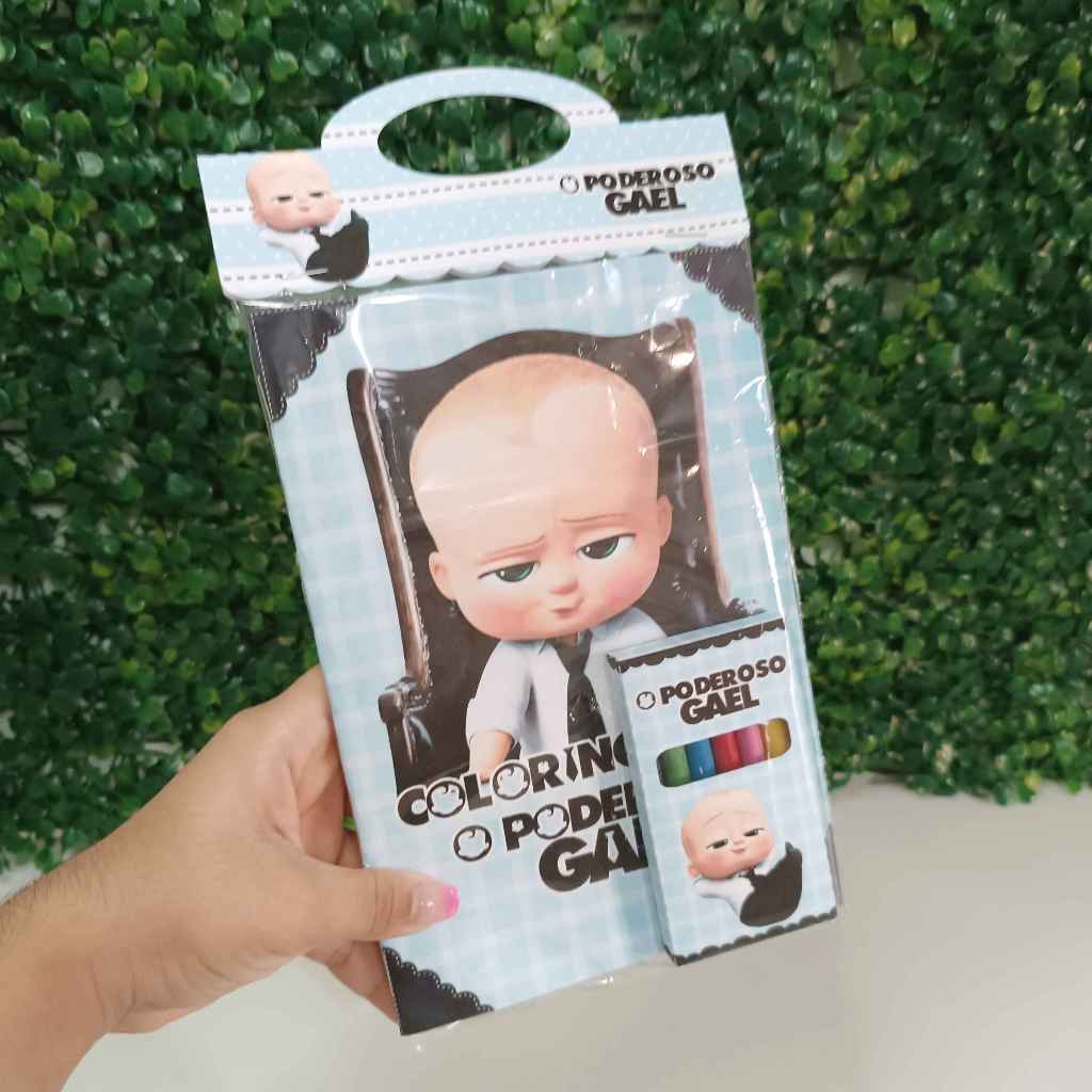 Kit Colorir Personalizado Poderoso Chefinho - Lembrancinha - Aniversário - Festa - Pintura