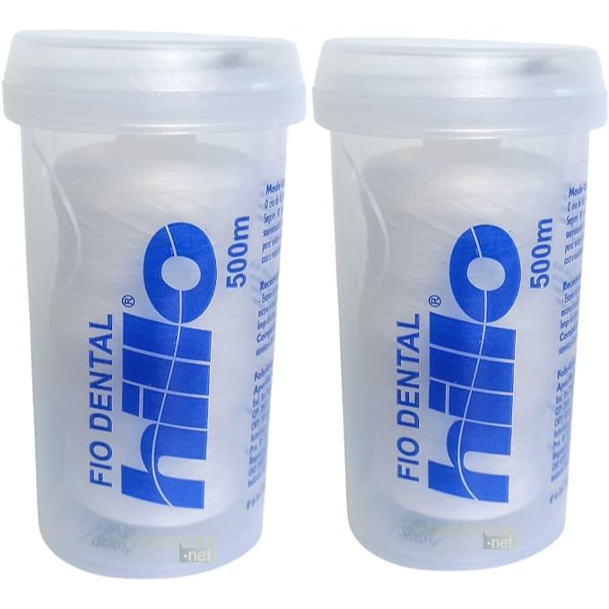 Kit Fio Dental Hillo - 2 Unidades de 500 Metros - Envio Imediato