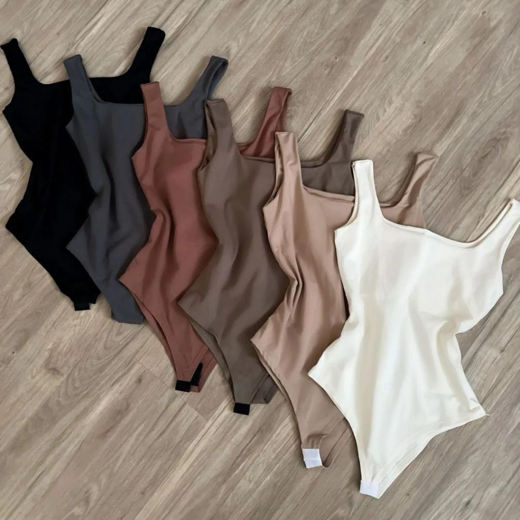 Body Feminino Afrodite Básico Suplex Regata Alcinha Forro Duplo em Oferta na Shopee