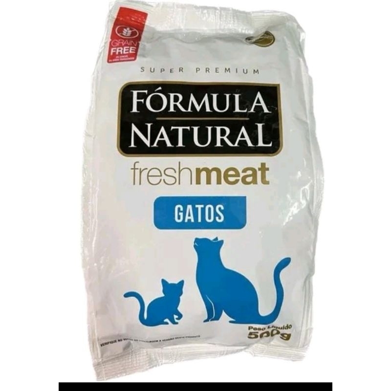 Ração Fórmula Natural Fresh Meat Gatos Castrados Sabor Carne 500g