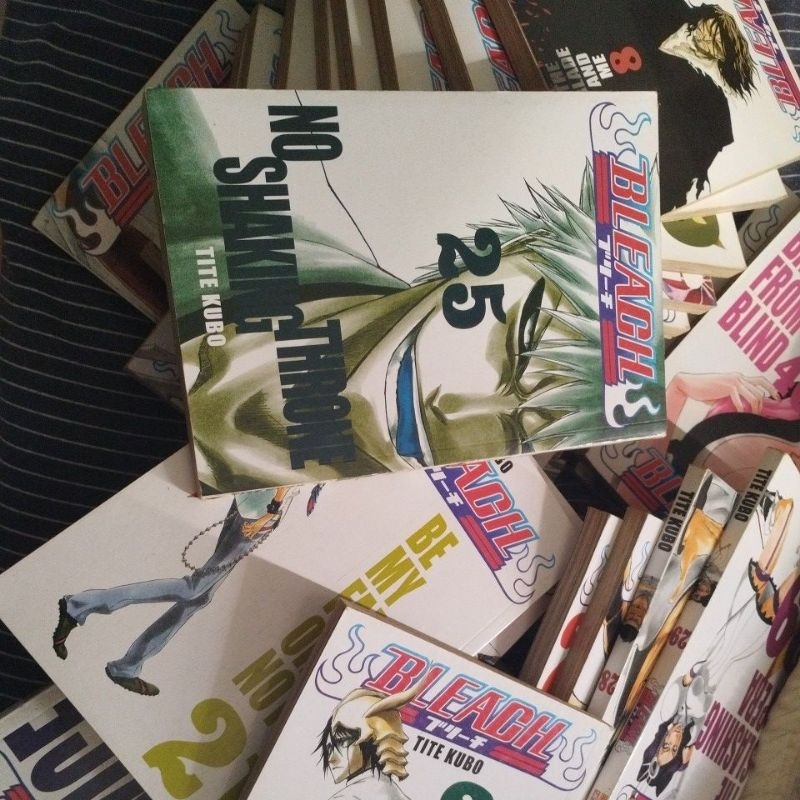 MANGÁ BLEACH VOLUMES 6,7,8,9,10,11,12,14,15,16,17,18,19,21,22,23,24,25,26,27,28,29,30,31,32,33,34,35,36,37,38,39,40,41,42,43,44,45,46,47,48(PREÇO POR UNIDADE)