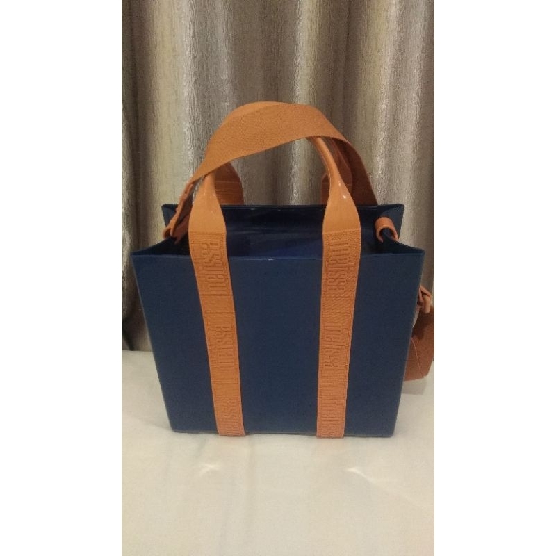 bolsa melissa Dulce bag azul grande tote