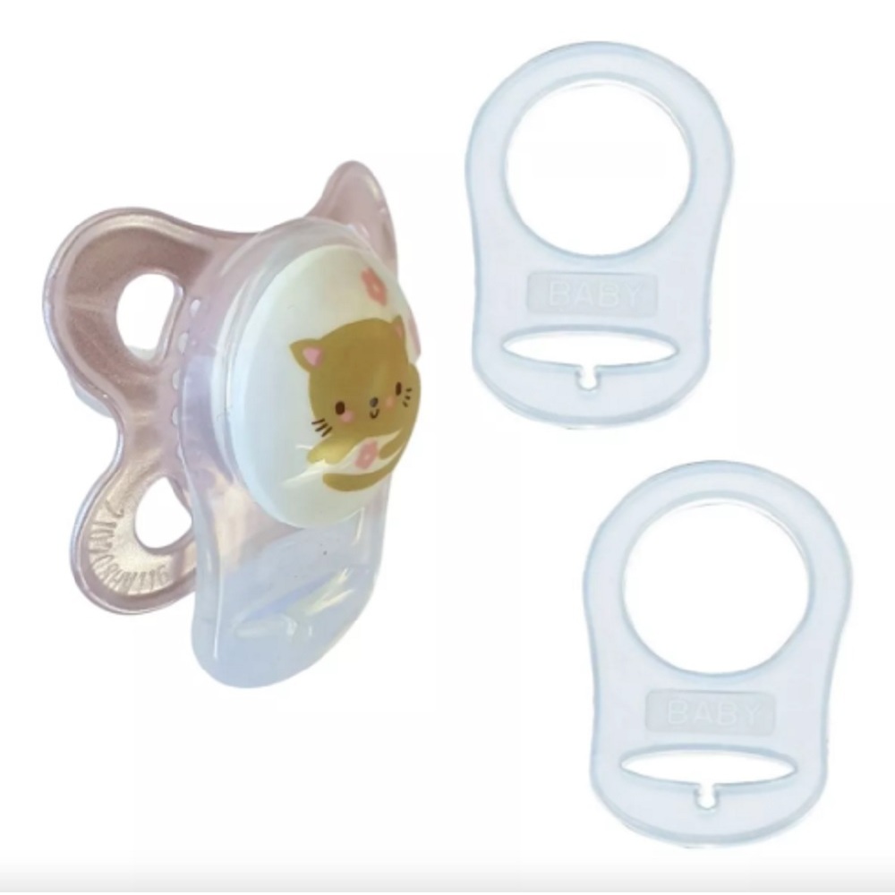 Anel Adaptador Silicone Chupeta Botão Universal Compatível MAM NUK Avent