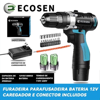 Parafusadeira/furadeira Sem Fio 2 Baterias 2 Velocidades 12v Bivolt 110V/220V Oferta Especial em Oferta na Shopee