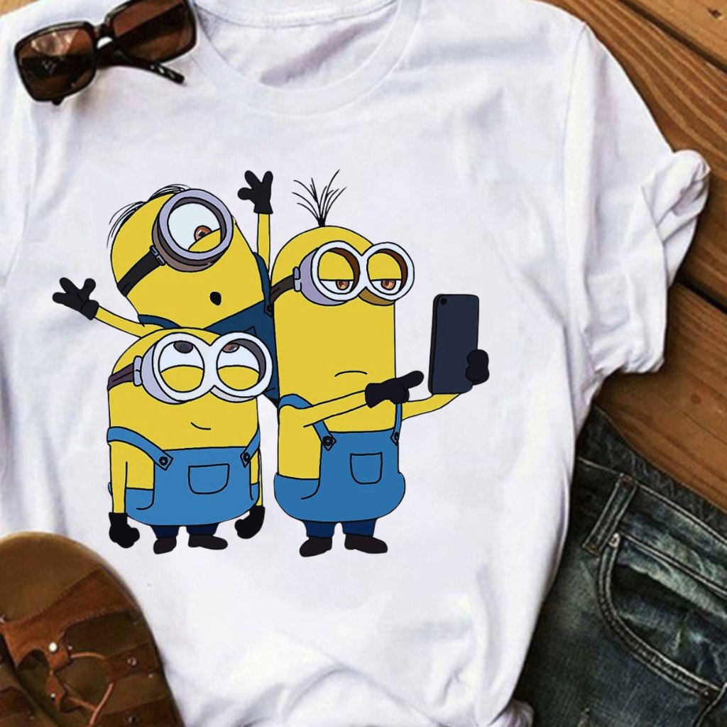 Camiseta camisa t shirt feminina filme minions meu malvado favorito várias estampas moda feminina