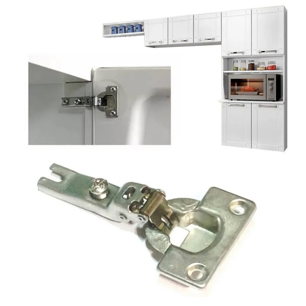 02 Dobradiças  De Ferro Para Porta Armário De Aço Itatiaia E Colormaq em Oferta na Shopee