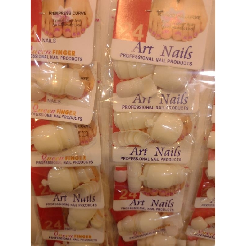 Unhas para pés kit com 60 unidades