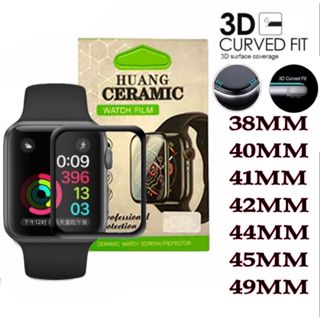 Película De Gel 3D-/9D Relógio Apple Watch 38mm 40mm 41mm 42mm 44mm 45MM 49mm F8 F9 X6 X7 IWO em Oferta na Shopee