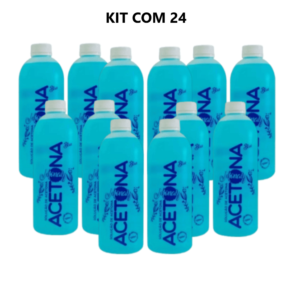 Kit C/ 12 Acetona Monaly Removedor De Esmalte Musa