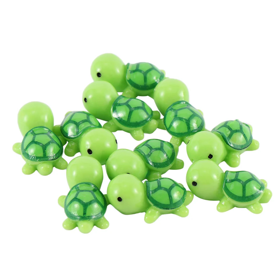 Kit Com 10 Tartarugas Miniaturas Terrários Mini Jardim Fadas Maquetes em Oferta na Shopee