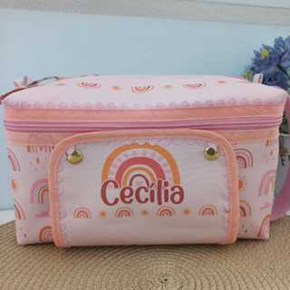 Necessarie Maternidade - Higiene do Bebê - Porta Fraldas e Lenços  - Mamãe e Bebê - Arco Íris Boho em Oferta na Shopee