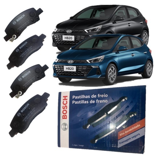 Pastilha de Freio Dianteiro HB20 1.0 Evolution Sense Vision 2020 2021 2022 2023 2024 2025 em Oferta na Shopee