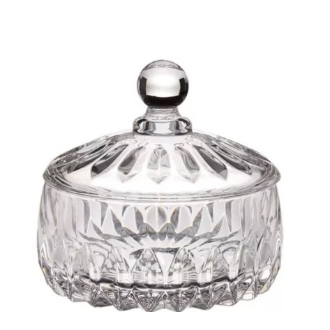 Potiche/Bomboniere Decorativo Wolff Louise De Cristal 14cm X 14cm