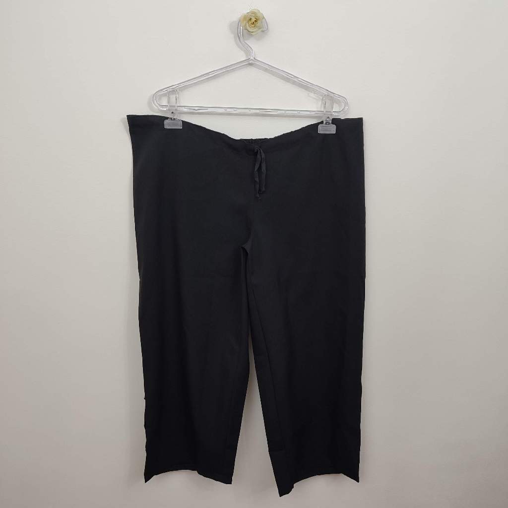 Calça capri preta para gravidas / gestantes (Ref: 8493)