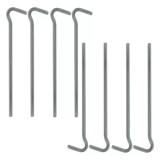 Gancho Estaca para Fixação de Barraca Tenda. Kit com 8 Peças.