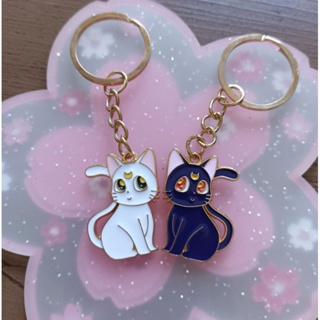 02 Peças Chaveiros Gatinhos Sailor Moon Presente Amizade Casal Fofo Geek Anime em Oferta na Shopee