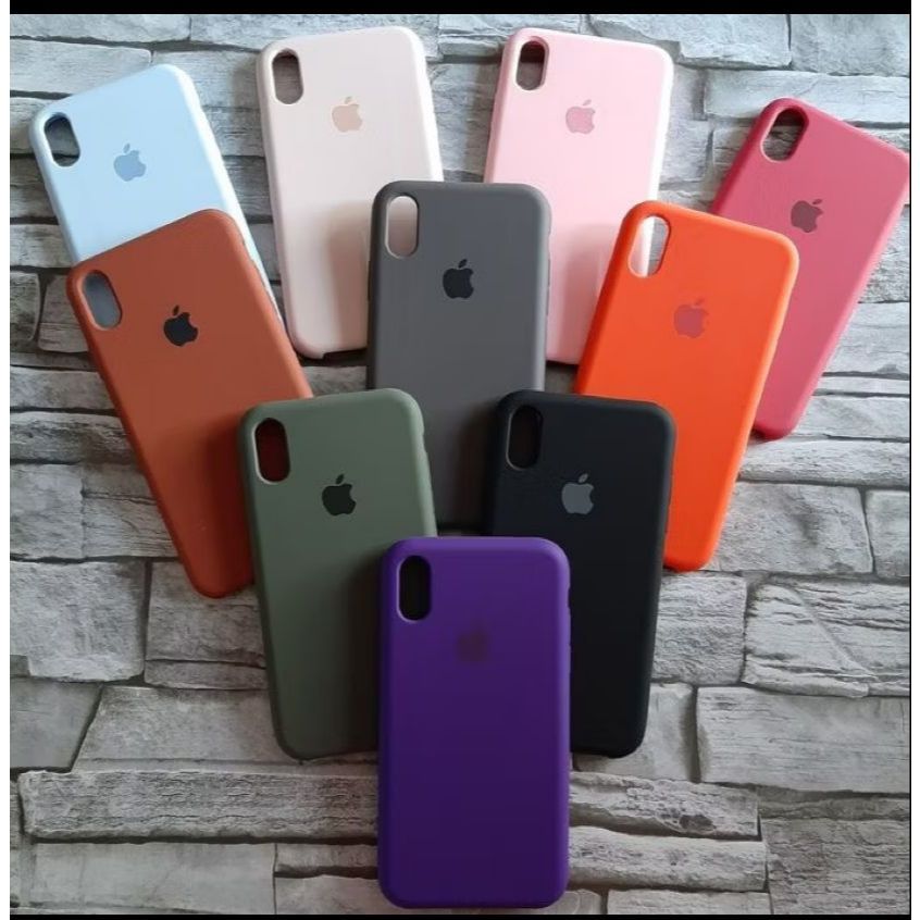 Capa Capinha Case Silicone Aveludada Para iPhone 7/8, iPhone 7/8 Plus,iPhone SE, iPhone X/XS,iPhone XS Max e iPhone XR-l