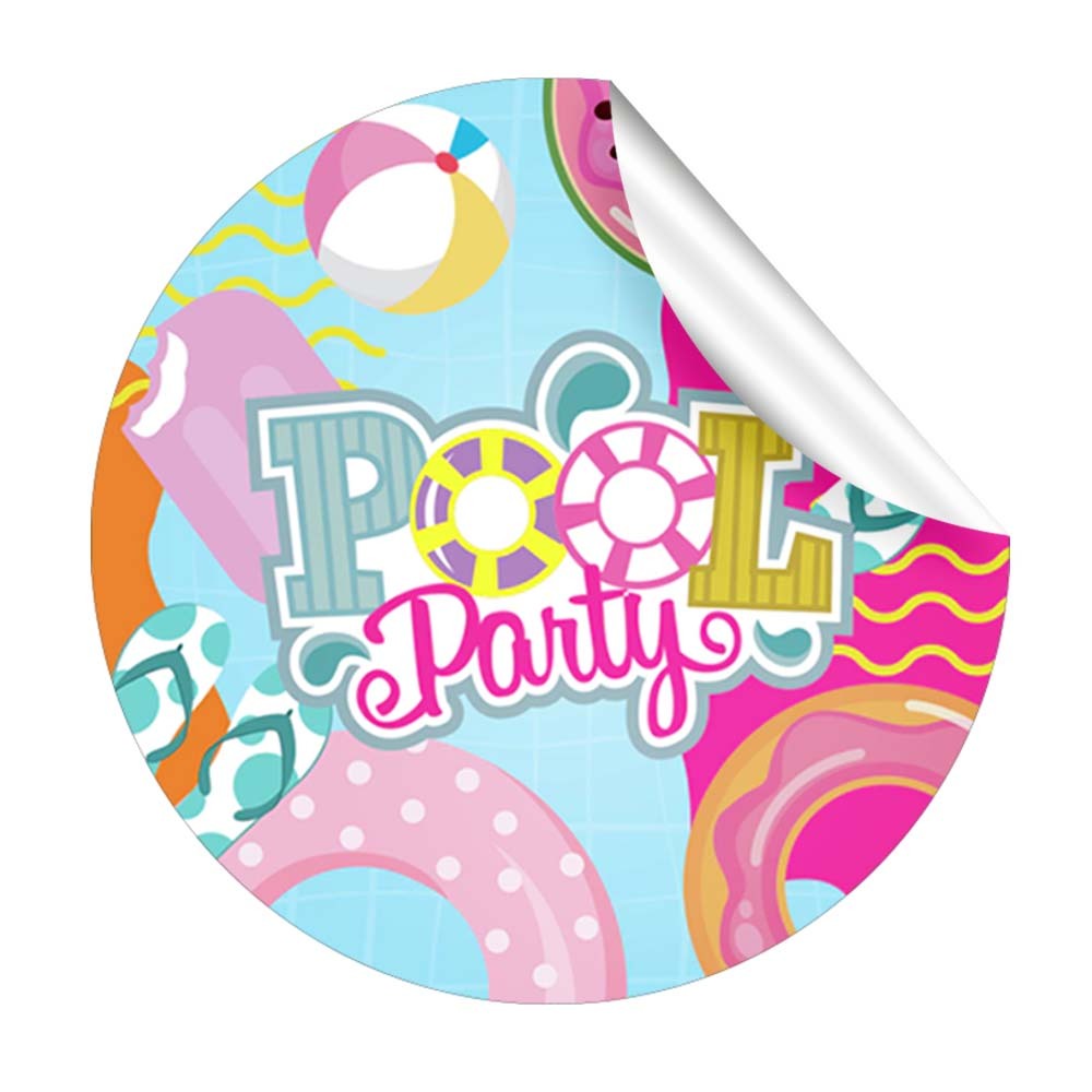 Adesivos Pool Party Piscina Festa na Piscina Sol Verão diversos modelos em Oferta na Shopee
