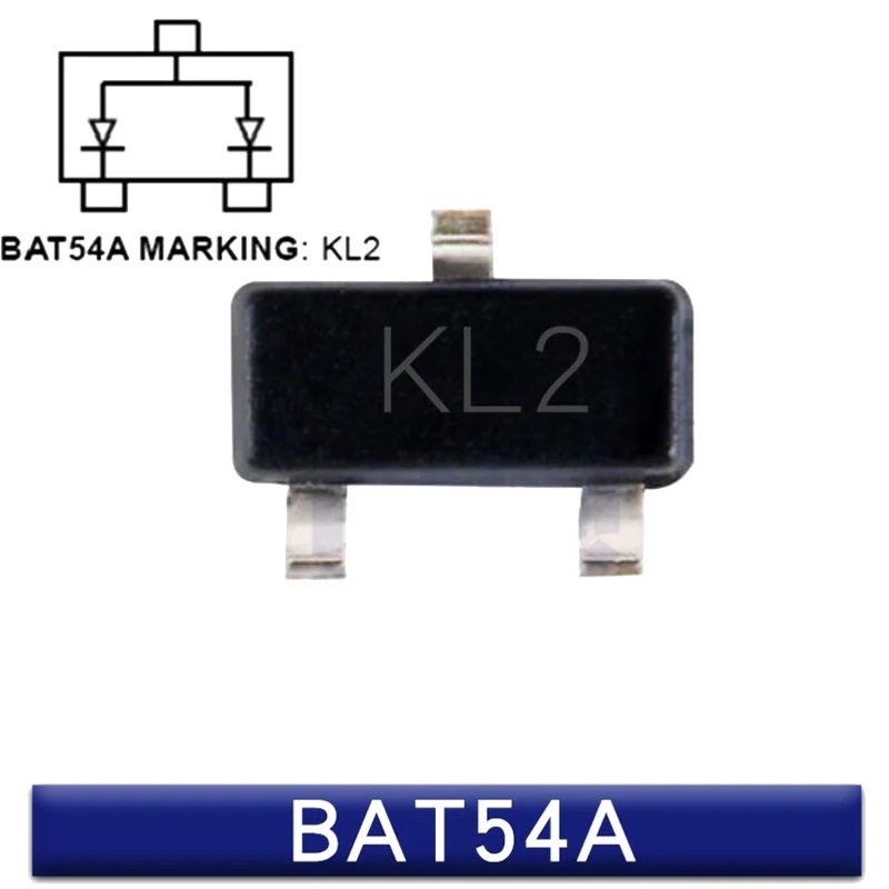 20pç Diodo Smd Bat54 Kl1 Bat54a Kl2 Bat54c Kl3 Bat54s Kl4 em Oferta na Shopee