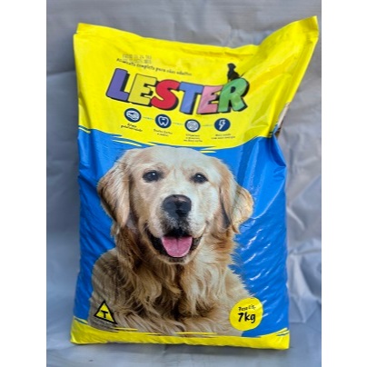 Ração Lester 7 kilos para cães adultos sabor carne em Oferta na Shopee