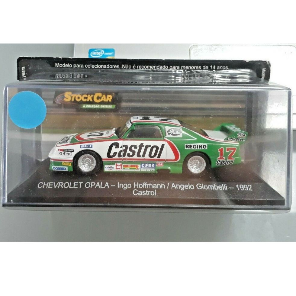 Miniatura Carro Chevrolet Opala CASTROL Stock Car 1/43 Lacrado no Blister