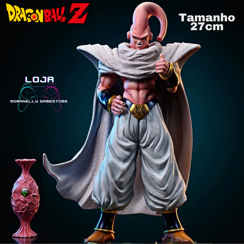 Majin Boo 27cm Dragonball Z Boneco Action Figure Colecionavel anime Dragonball Z GT Super Enfeite Decoração Geek Presente