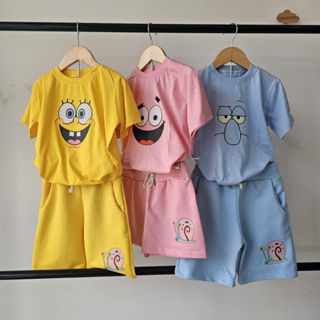 Conjunto verão BOB LULA e PATRICK em Oferta na Shopee