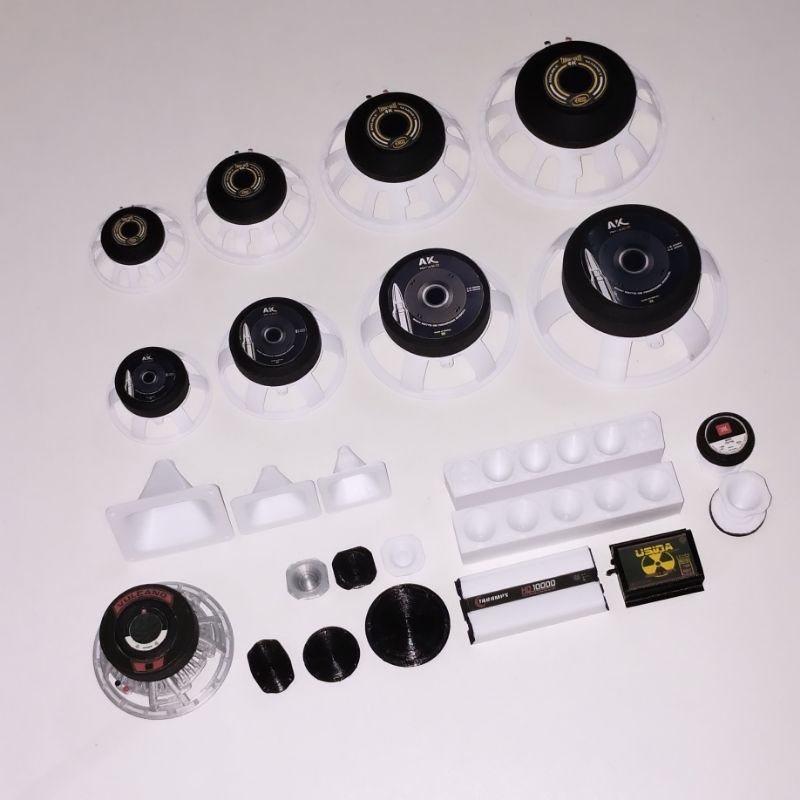 Acessórios para mini paredão, capas de grave Eros, Triton, Hard Power, Vulcano, conetas e mini 6x9